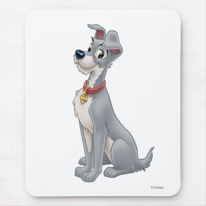 Lady and the Tramp's Tramp sitting Disney Mouse Pads