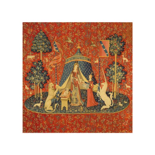 Lady and the Unicorn Medieval Tapestry Art