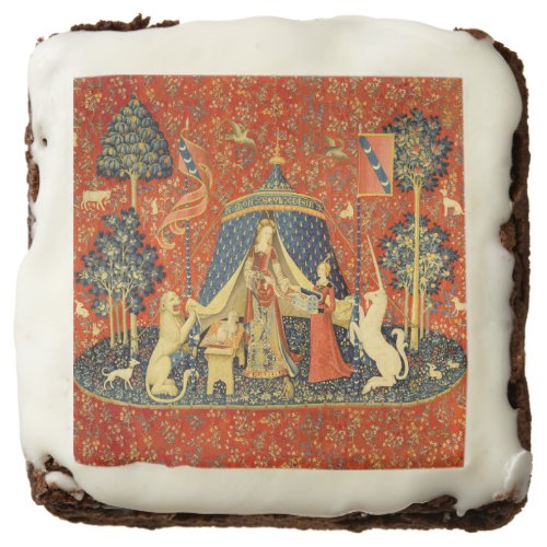 Lady and the Unicorn Medieval Tapestry Art Brownie