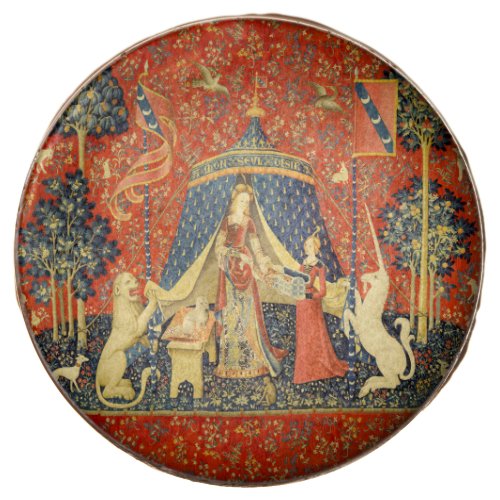 Lady and the Unicorn Medieval Tapestry Art Chocolate Covered Oreo