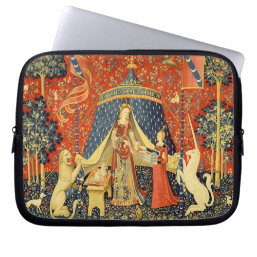 Lady and the Unicorn Medieval Tapestry Art Laptop Sleeve