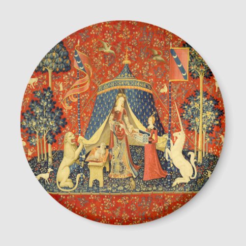 Lady and the Unicorn Medieval Tapestry Art Magnet