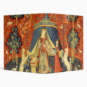 Lady and The Unicorn Medieval Tapestry: French Art Binder