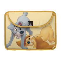 Lady and Tramp Playing Sleeve For MacBooks