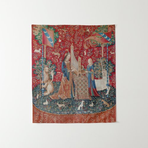 Lady and Unicorn Medieval Tapestry Hearing