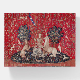 Lady and Unicorn Medieval Tapestry Sight Paperweight