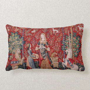 Tapestry lumbar outlet pillow