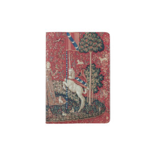 Lady and Unicorn Medieval Tapestry Taste Passport Holder