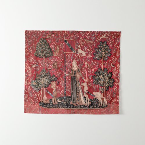Lady and Unicorn Medieval Tapestry Touch