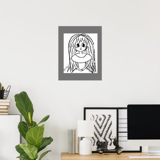 Lady Animation Poster (Home Office)