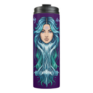 Lady Aquarius Thermal Mug – Zodiac Mystery