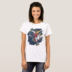 Lady Aries Beach - Zodiac Woman T-Shirt
