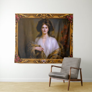 Lady Beatrice Butler by Ellis William Roberts Tapestry