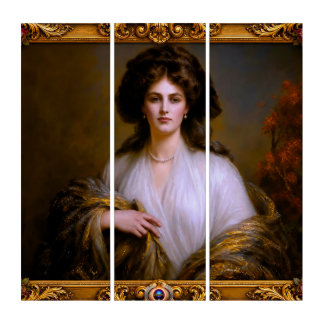 Lady Beatrice Butler by Ellis William Roberts Triptych