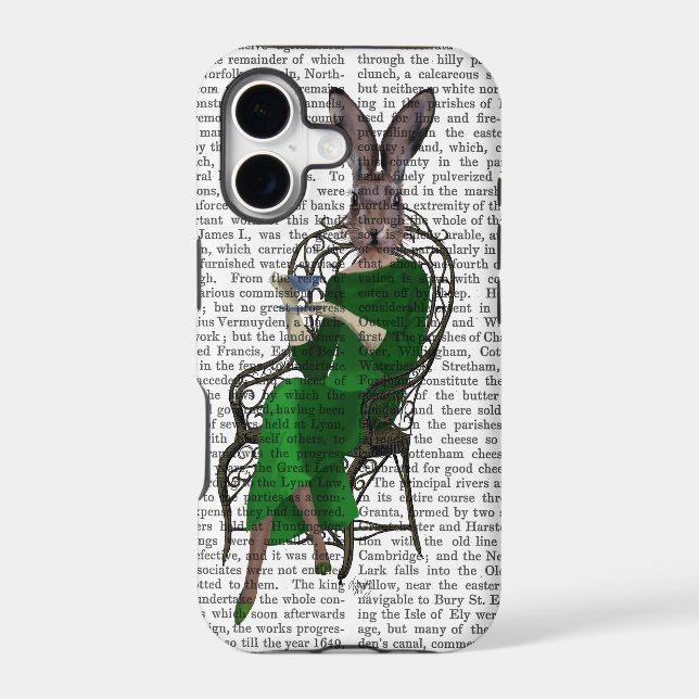 Lady Bella Rabbit Taking Tea 2 Iphone Case (Back)