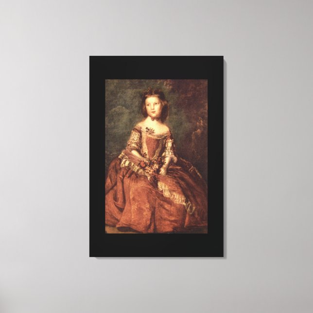 Lady Betty Hamilton', Sir_Portraits Canvas Print (Front)