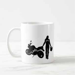 Lady BIKER  Coffee Mug