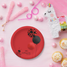 Lady Bird-Bug-Balloons Themed Birthday Party