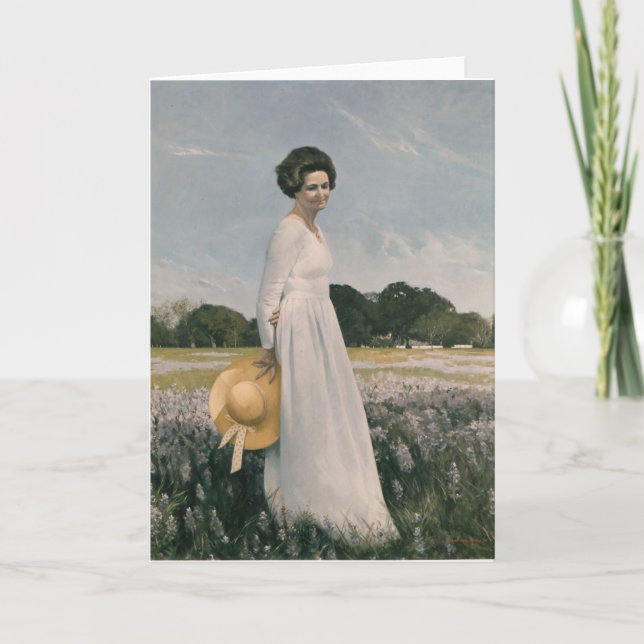 Lady Bird Johnson - Aaron Shikler (1978) Card (Front)