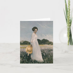 Lady Bird Johnson - Aaron Shikler (1978) Card
