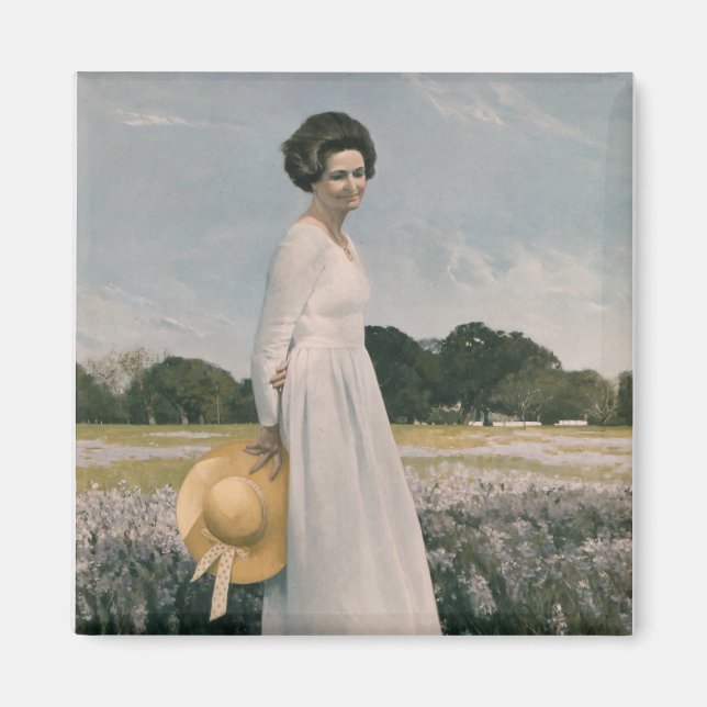 Lady Bird Johnson - Aaron Shikler (1978) Magnet (Front)
