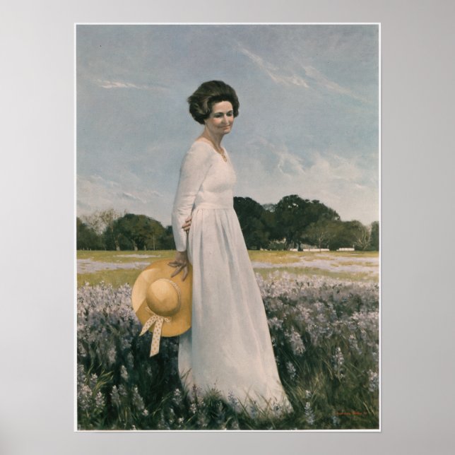 Lady Bird Johnson - Aaron Shikler (1978) Poster (Front)