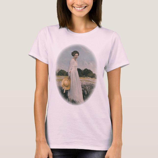 Lady Bird Johnson - Aaron Shikler (1978) T-Shirt (Front)