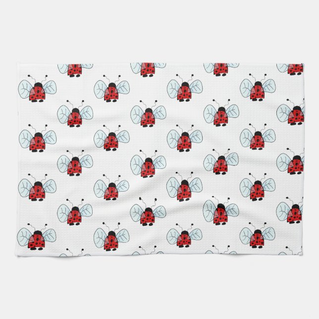 Lady bird kitchen towel (Horizontal)