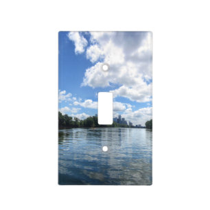 Lady Bird Lake Panorama - Austin - Texas Light Switch Cover