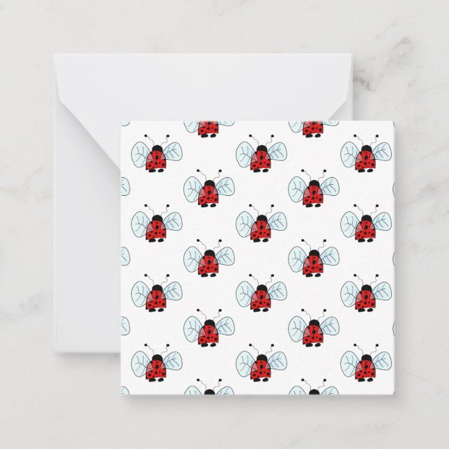 Lady bird note card (Front)