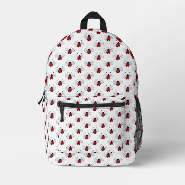 Lady bird printed backpack (Front)