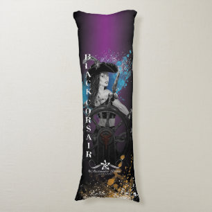 Lady Black Corsair Body Pillow