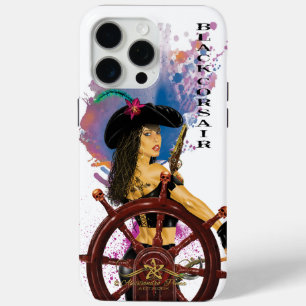 Lady Black Corsair iPhone 15 Pro Max Case