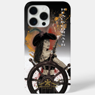 Lady Black Corsair iPhone 15 Pro Max Case