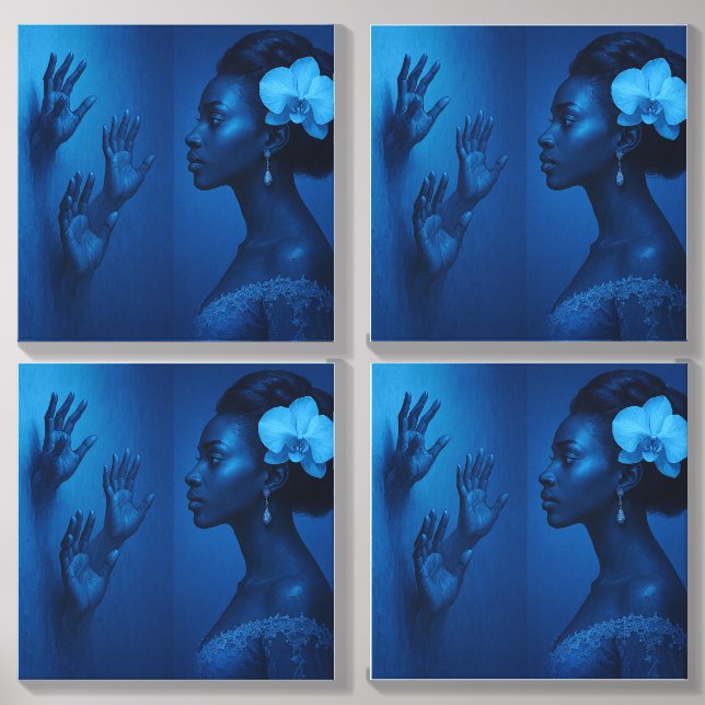 Lady Blue Photo Tile (Front Set)