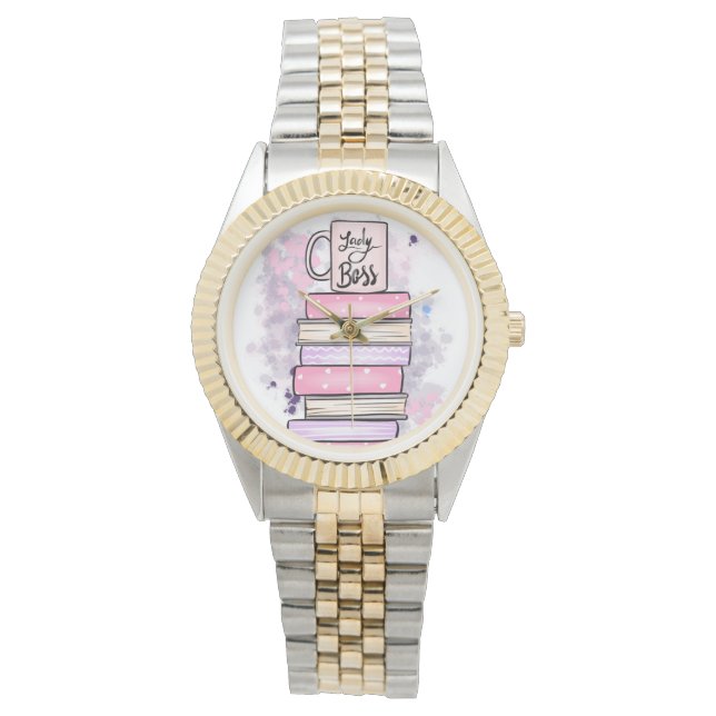 Lady Boss Books and Mug  Watch (Front)