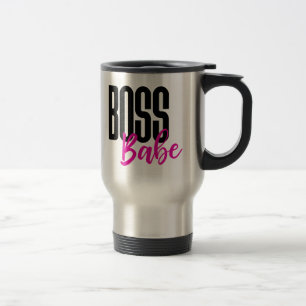 Lady Boss Entrepreneur Hustle Success Motivational Travel Mug