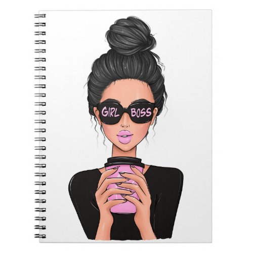 Lady Boss Life Boss Babe Woman Girl Boss Notebook