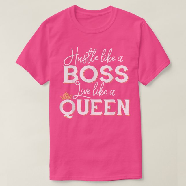 Lady Boss Like a Boss  T-Shirt (Design Front)