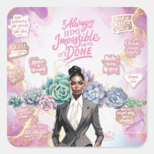 Lady Boss Motivational Achievement 