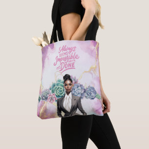 Lady Boss Motivational Achievement Tote Bag