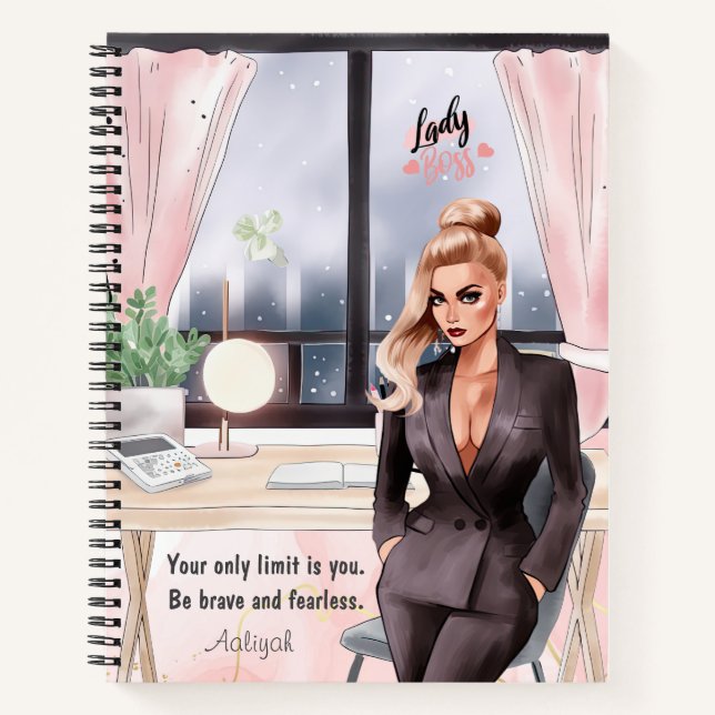 Lady Boss Unleash Your Inner Power Notebook (Front)