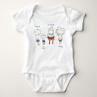 Lady Broccoli and the Gang Baby Bodysuit