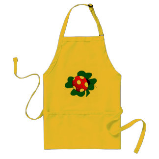Lady bug adult apron