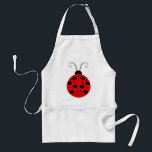 Lady Bug Adult Apron<br><div class="desc">Graphic design</div>