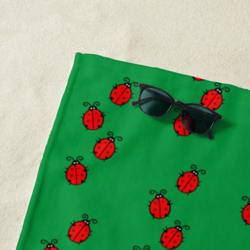 Lady Bug Beach Towel