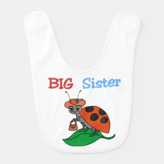 Lady Bug Big Sister Bib