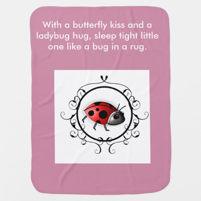 lady bug blanket (Front)