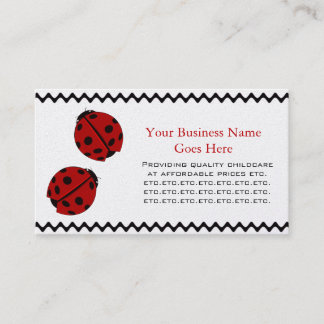 Lady Bug Business Card