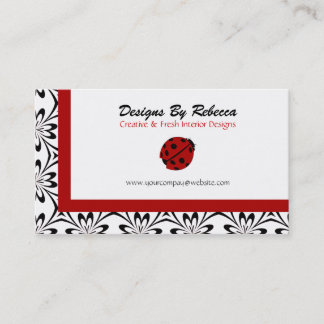 Lady Bug Business Cards